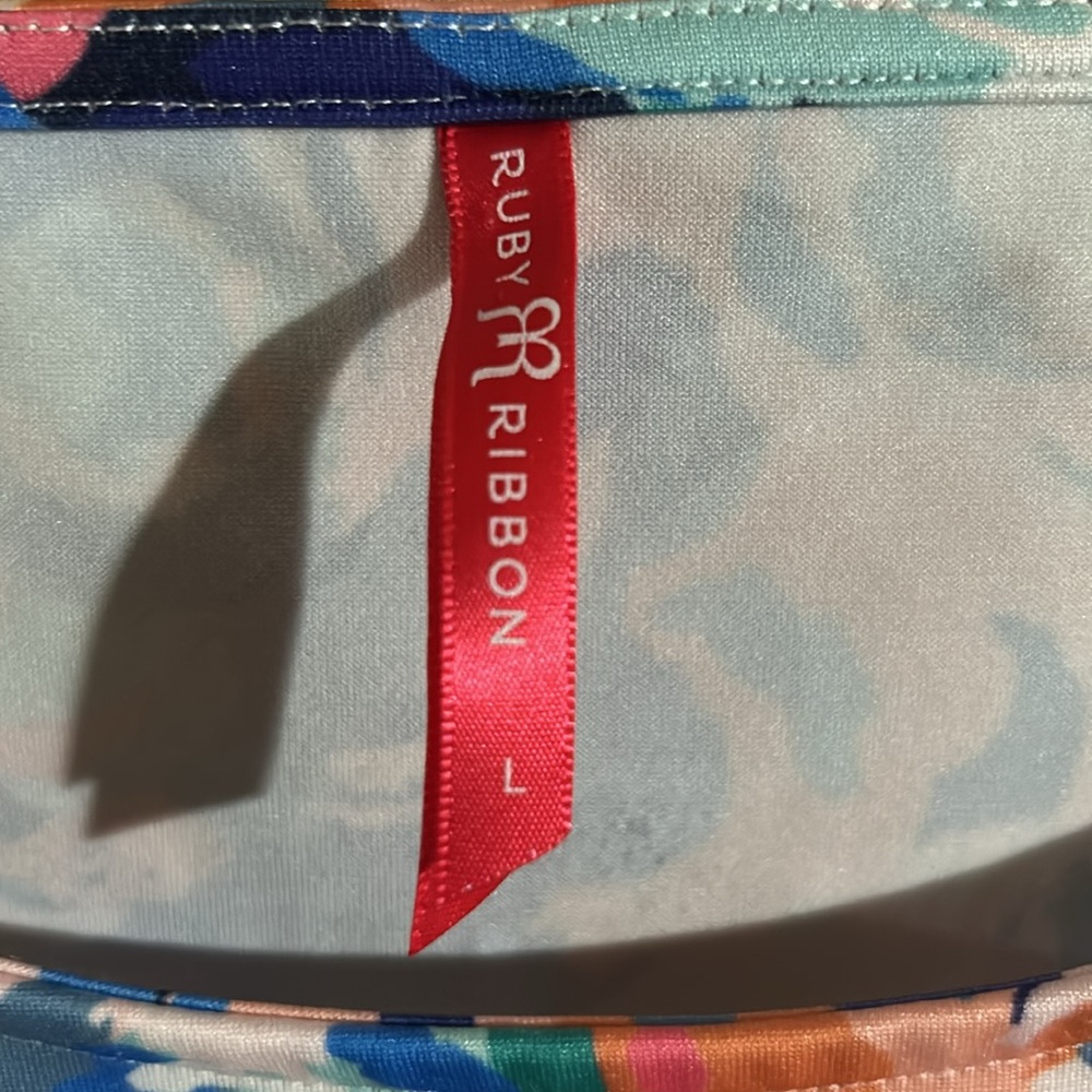 Ruby Ribbon Multicolor Patterned Dress - Picture 2 of 4